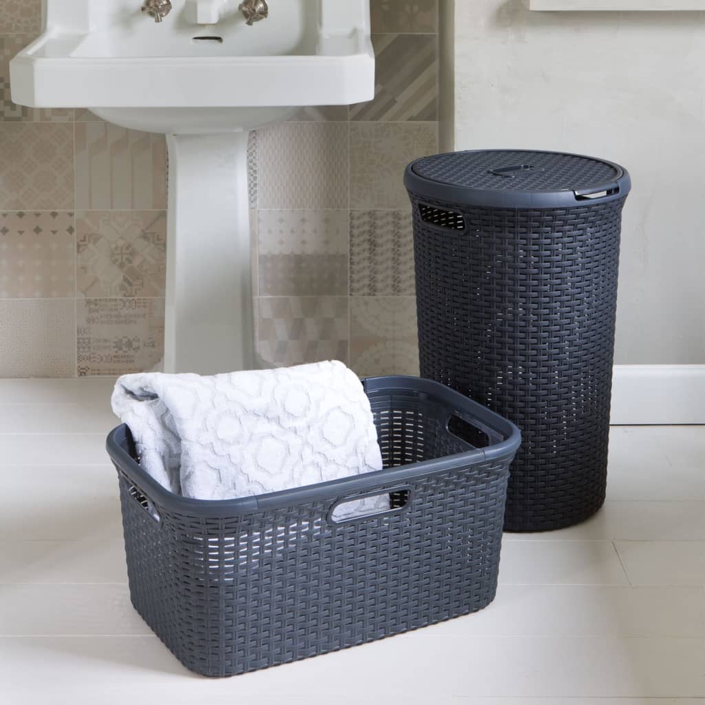 Curver Curver laundry basket style 45 l anthracite -colored