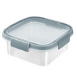 Curver Smart Fresh Eco-Lebensmittelbehälter, quadratisch, 0,9 l, rauchgrau, transparent