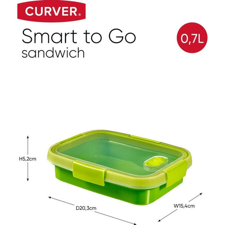 Curver Curver To Go Sandwich Box 0.7 L