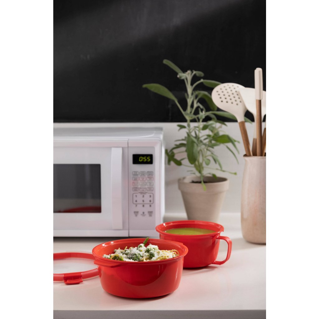 Curver Curver Microwave Soup Bowl 0,9L di rosso