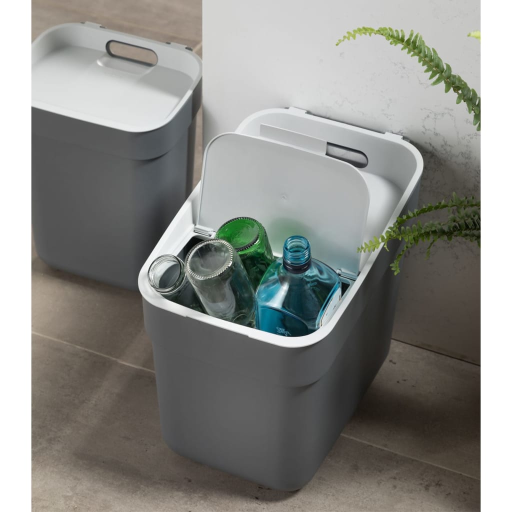 Curver Curver Garbage Can listo para recolectar 20 L de gris oscuro