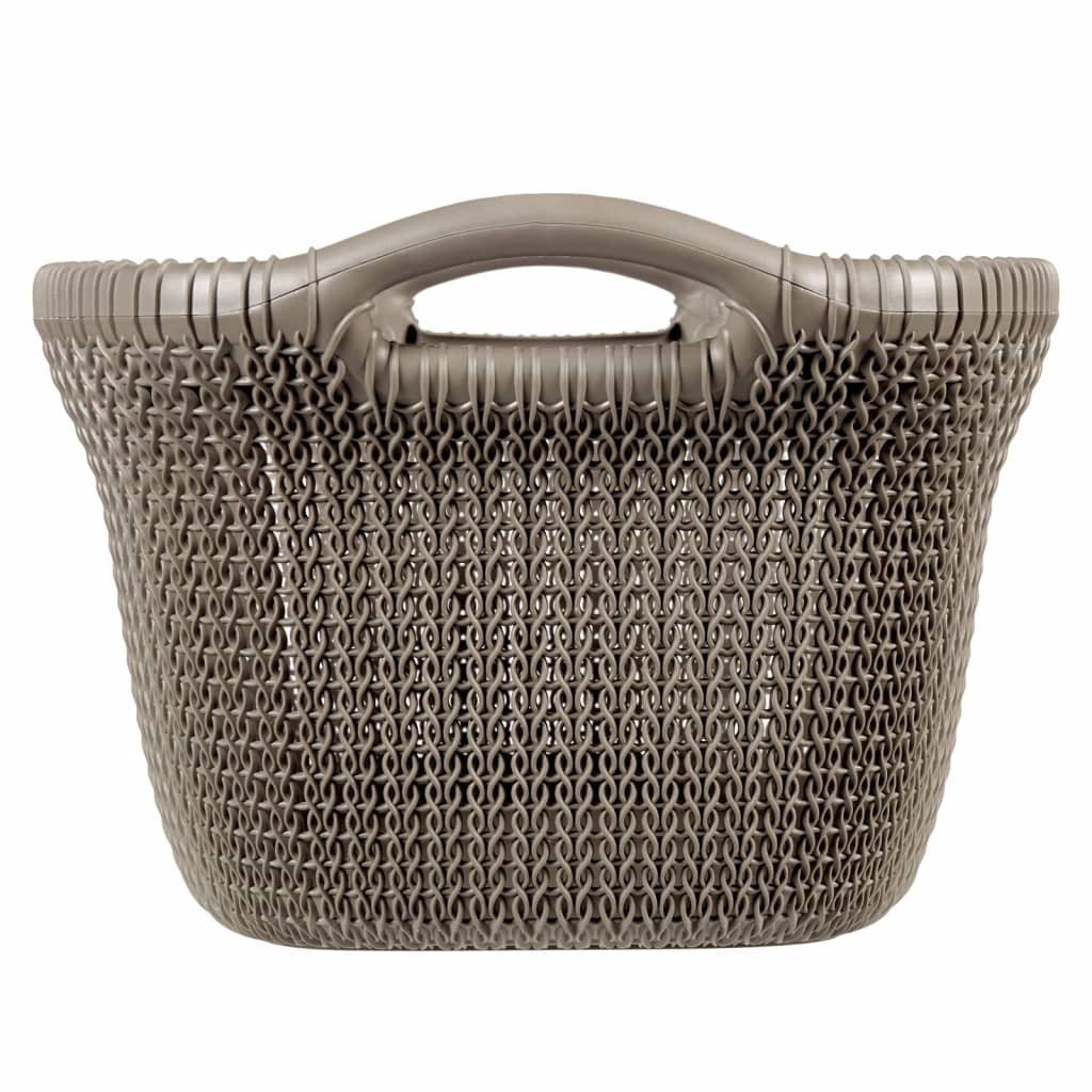 Curver Curver Laundry Basket Knit 40 L Metallic Brown