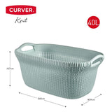 Curver Curver Curver Lavaundry Basket Knit 40 L Blu chiaro