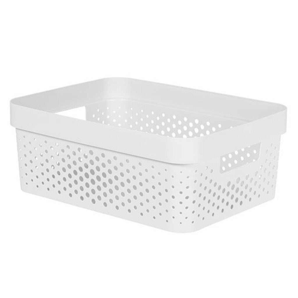 Hurver Infinity Dots Box 11L 35.6x26.6x13,6 cm Weiß