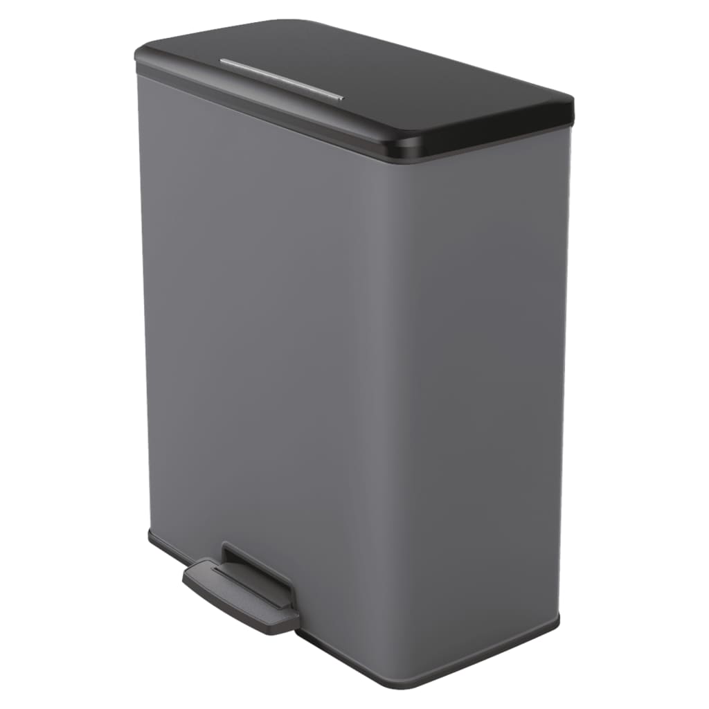 Curver Curver Pedal Bin Deco Duo 26+26 l Kühlung grau