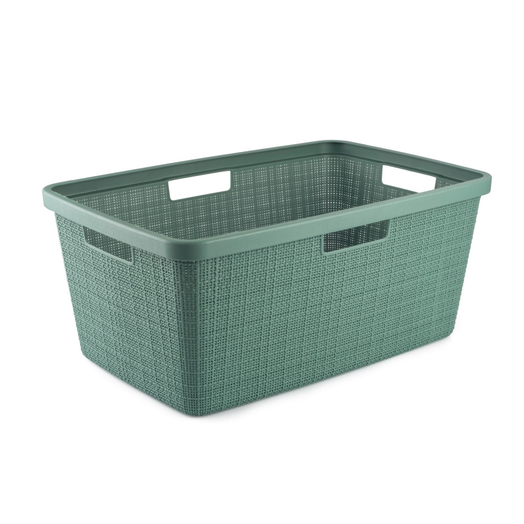 Curver Curver Jute laundry basket 46 liters of Velvet Pine