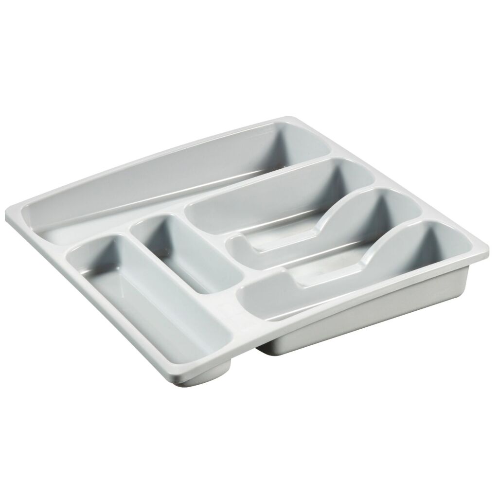 Curver Besteckkasten 6 Fächer 38x38x6 cm grau