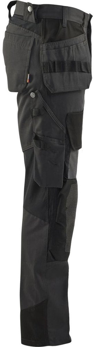 Blåkläder Blaklader-Arbeitshose mit Kevlar und Stretch 1554-1860 – dunkelgrau schwarz – C56