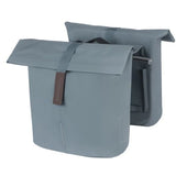 Basil Tasche City Double Mik veganes Leder | Graphitblau 32l