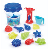 Ecoiffier Bucket Dolphin con accesorios, 12dlg.