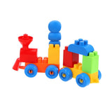 Buchstaben und Zahlen der Ecoiffier-Steinlokomotive