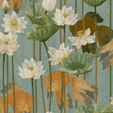 Hollandske vægcoverings Hollandske Wallcoverings tapet Fish Flower Green