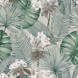 Dutch wallcoverings behang eden grijs en lichtgroen