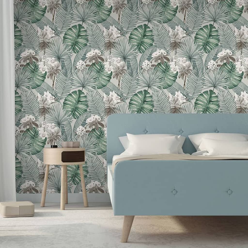 Cubos de pared holandeses Papelador de paredes holandesas Eden Grey and Light Green