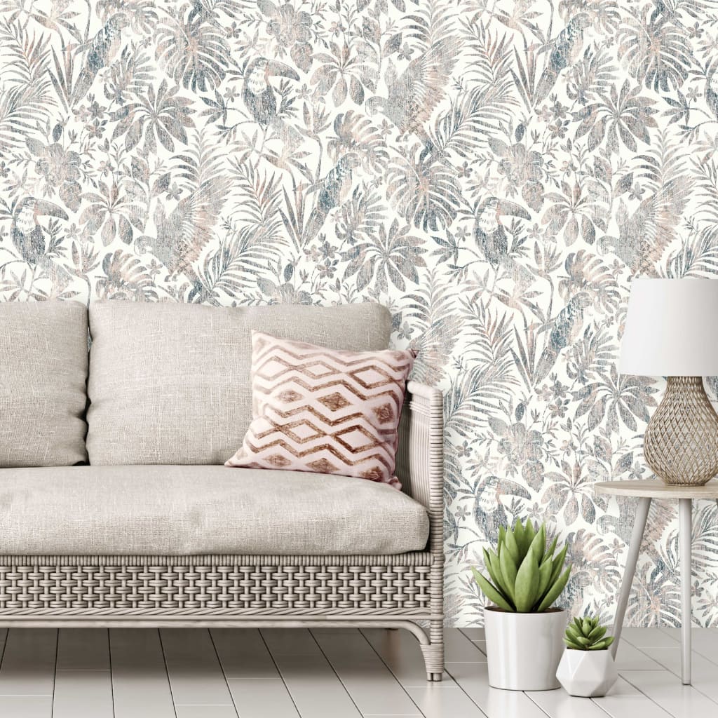 Icorimenti olandesi Dutch Wallcoverings Wallpaper Sfoglia e beige toekan