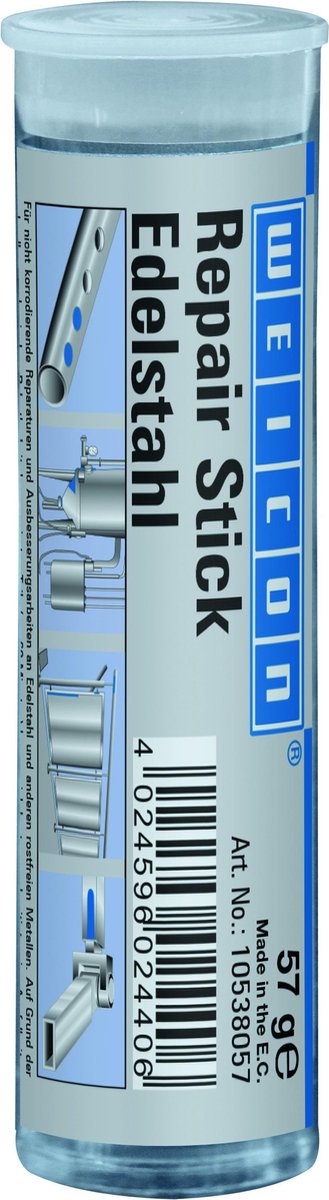 Weicon reparatiestift roestvrij staal – 57 g