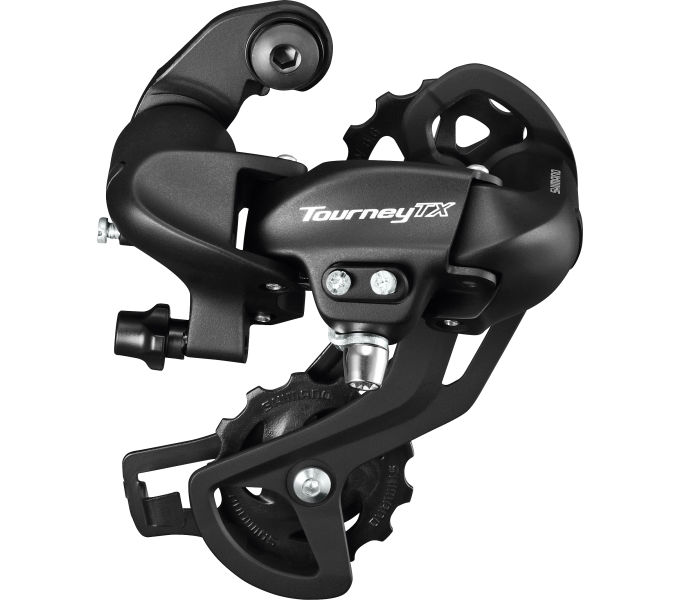 Shimano Achterdailleur 7 8-rychlostní turnaj TX800 s podložkou Mount Black (balení dílny)