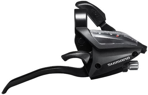 Shimano Versteller (Right) with brake lever 8 speed ST-EF500-4 4 fingers black