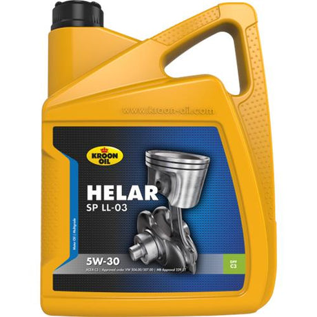 Kroon-Oil Helar SP LL-03 – synthetisches 5W-30-Motorenöl – 5 Liter – Mid-Saps