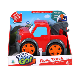 Kiddygo Auto-Pick-up-Truck 19 cm mit Licht und Sound rot