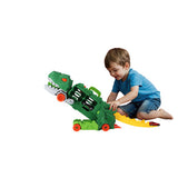 Kein Marken-Kiddygo-Transporter-Dino-Spielzeug mit 2 Druckgussautos und Rennstrecke.
