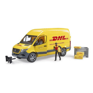 Bruder MB Sprinter DHL mit Fahrer Modellfahrzeug (02671)