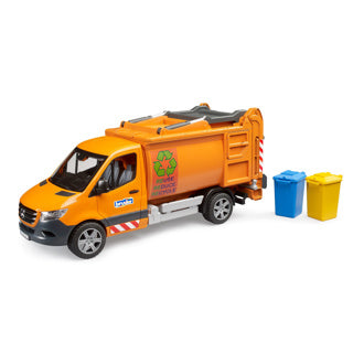 Bruder Mercedes Sprinter Müllwagen mit 2 Containern