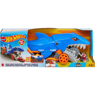 Mattel Hot Wheels Hai-Anhänger-Spielset mit 1 Auto