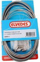 Brzdový kabel Elvedes Set 1700 2350 mm z nerezové oceli stříbrná šedá