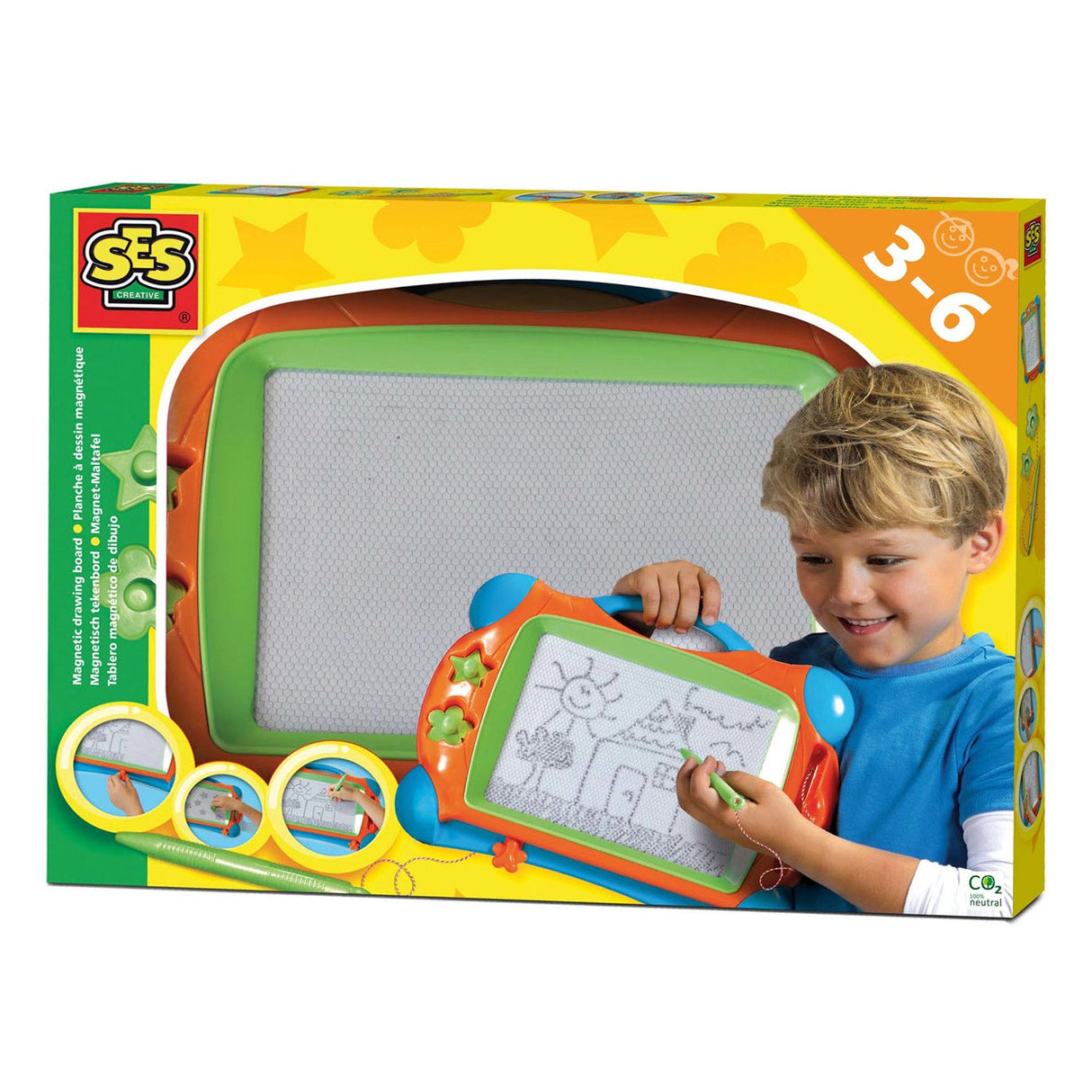 SES Creative Magnetic drawing board