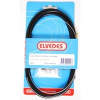 Gear Cable Set Elvedes 1700 2250 mm Universal Sturmey Archer Galvanized - Svart (på kart)