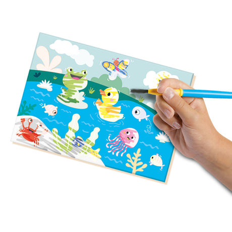 Ses kreative Ses meine ersten Farben mit Wasser – versteckte Tiere