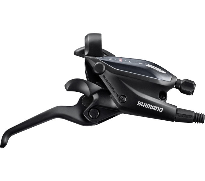 Shimano Versteller (til højre) med bremsehåndtag 9 Speed ​​St-EF505 3 Fingre Black