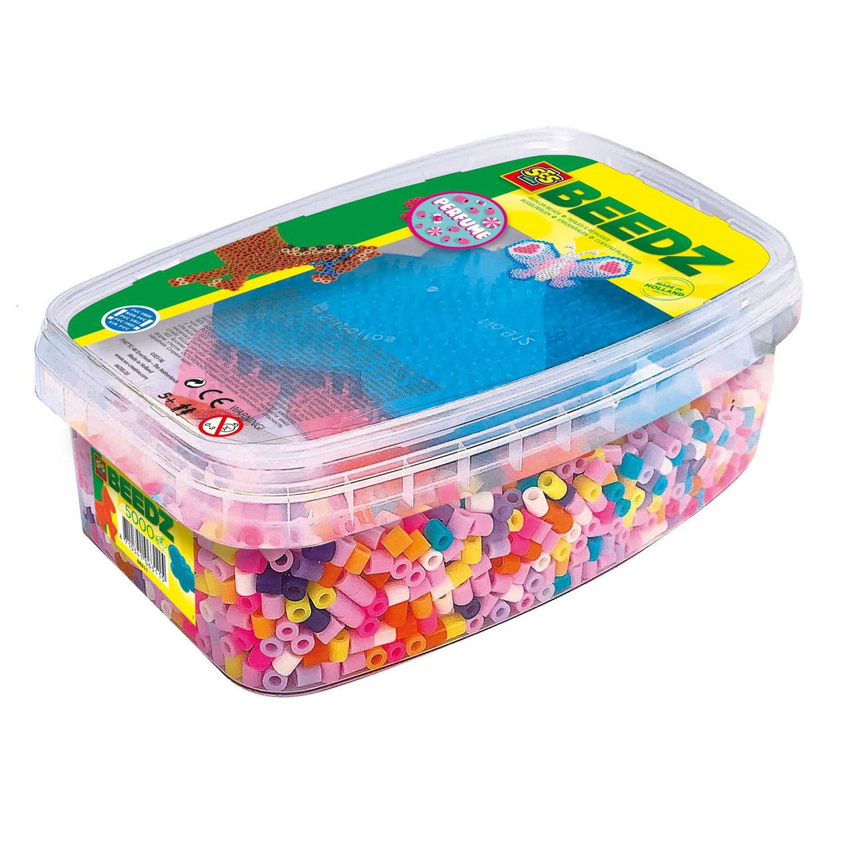 SES jernperler bland parfymehest og sommerfugl, 5000st.