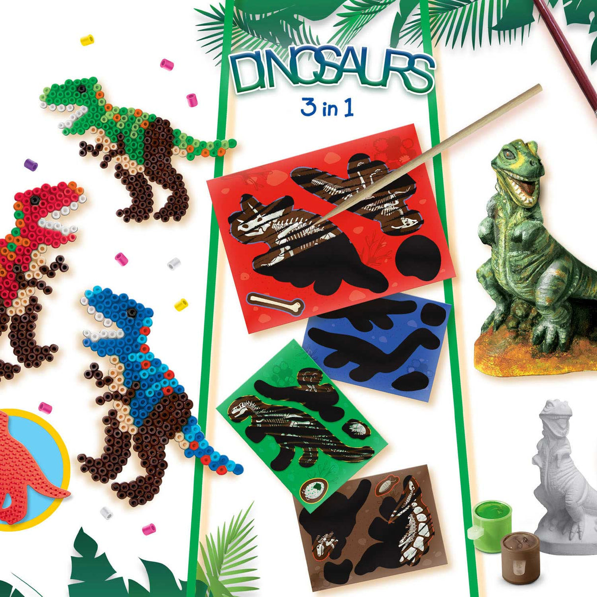 SES CRAFT SET Dinonos, 3in1