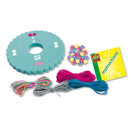 Ses creative - Hobby Pink - BFF Freundschaftsarmbänder - Mädchen basteln - Armbänder herstellen - 4 Farben - ab 5 Jahren