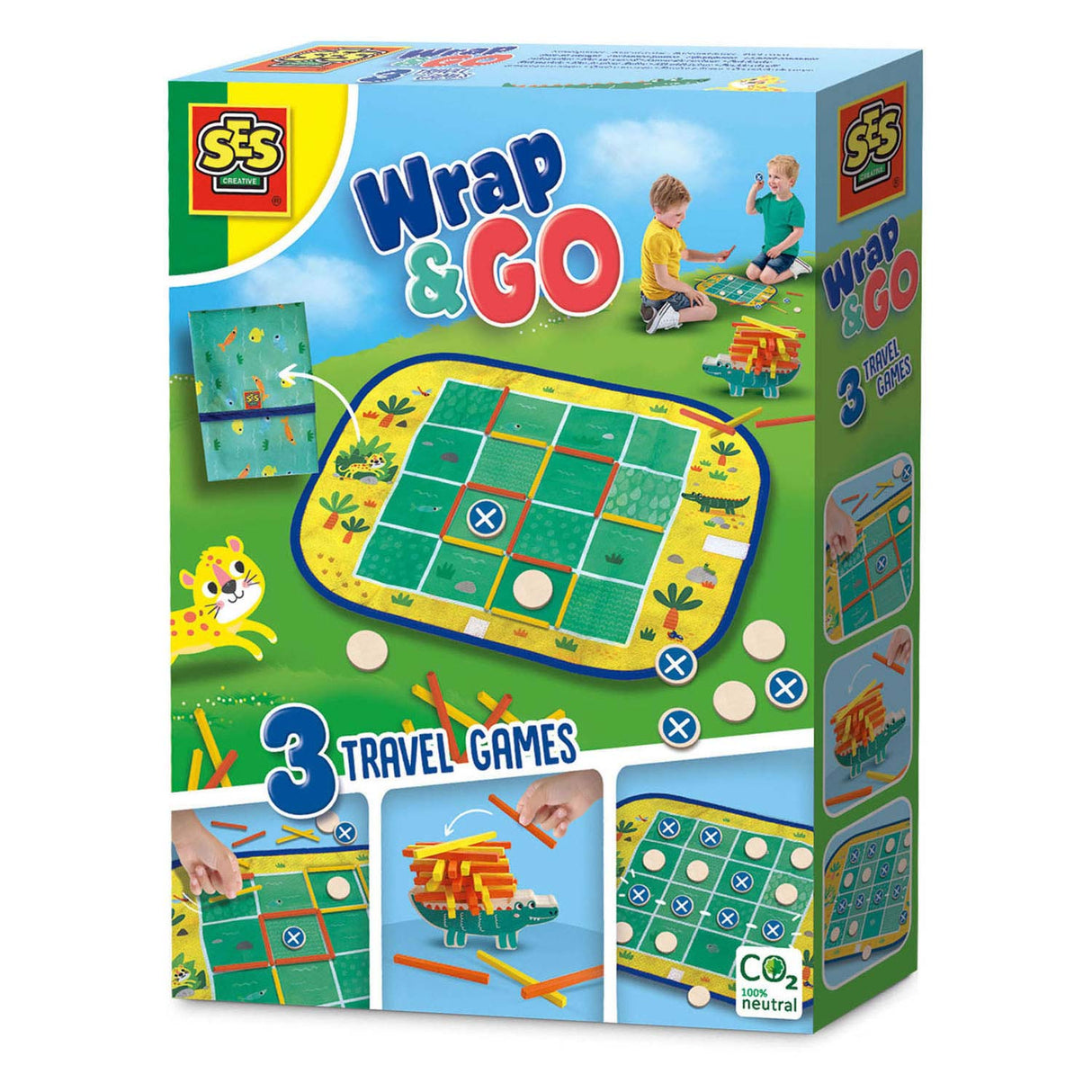 SES WRAP ET GO GAMES DE VOYAGE, 3In1