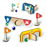 Ses Knikker Golf - Holz Minigolfplatz