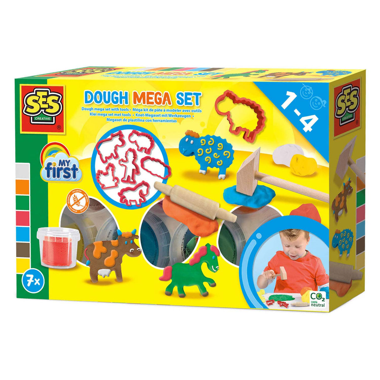 SES mein erstes mein erstes Clay Mega -Set mit Werkzeugen