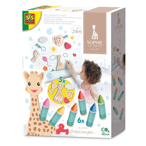 Ses Creative Ses Sophie La Girafe Badekreide mit Formen