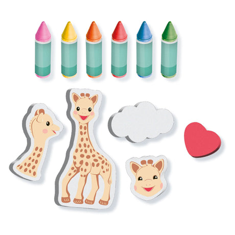 Ses Sophie La Girafe Bath Chalk with Shapes