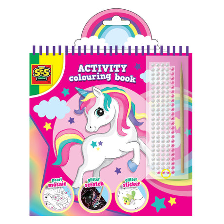 Ses Creative Ses Doe Malbuch Glitzer 3 in 1