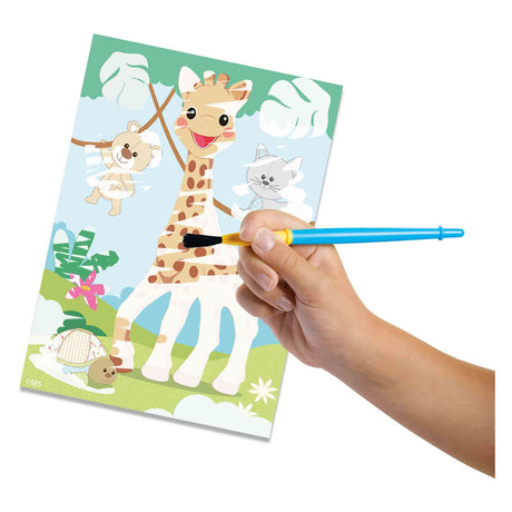 Ses kreatives Ses meine erste Sophie la Girafe – Färben mit Wasser