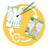 Ses kreatives Ses meine erste Sophie la Girafe – Färben mit Wasser