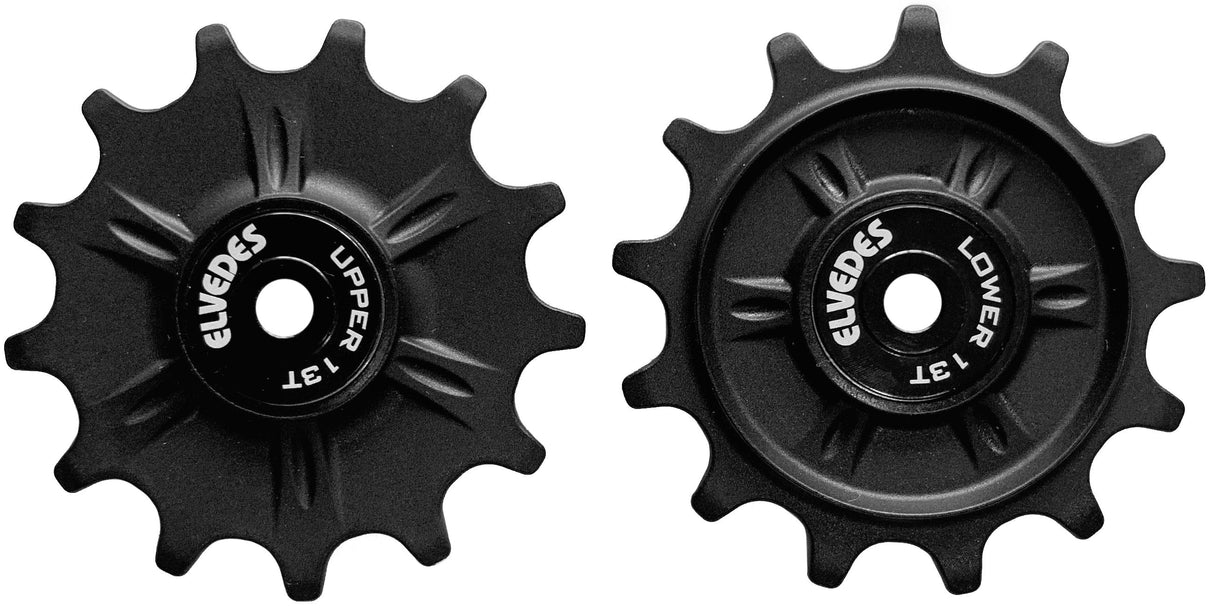 Elvedes Set Derailleur Wheels 2x13t 12V forseglet sort