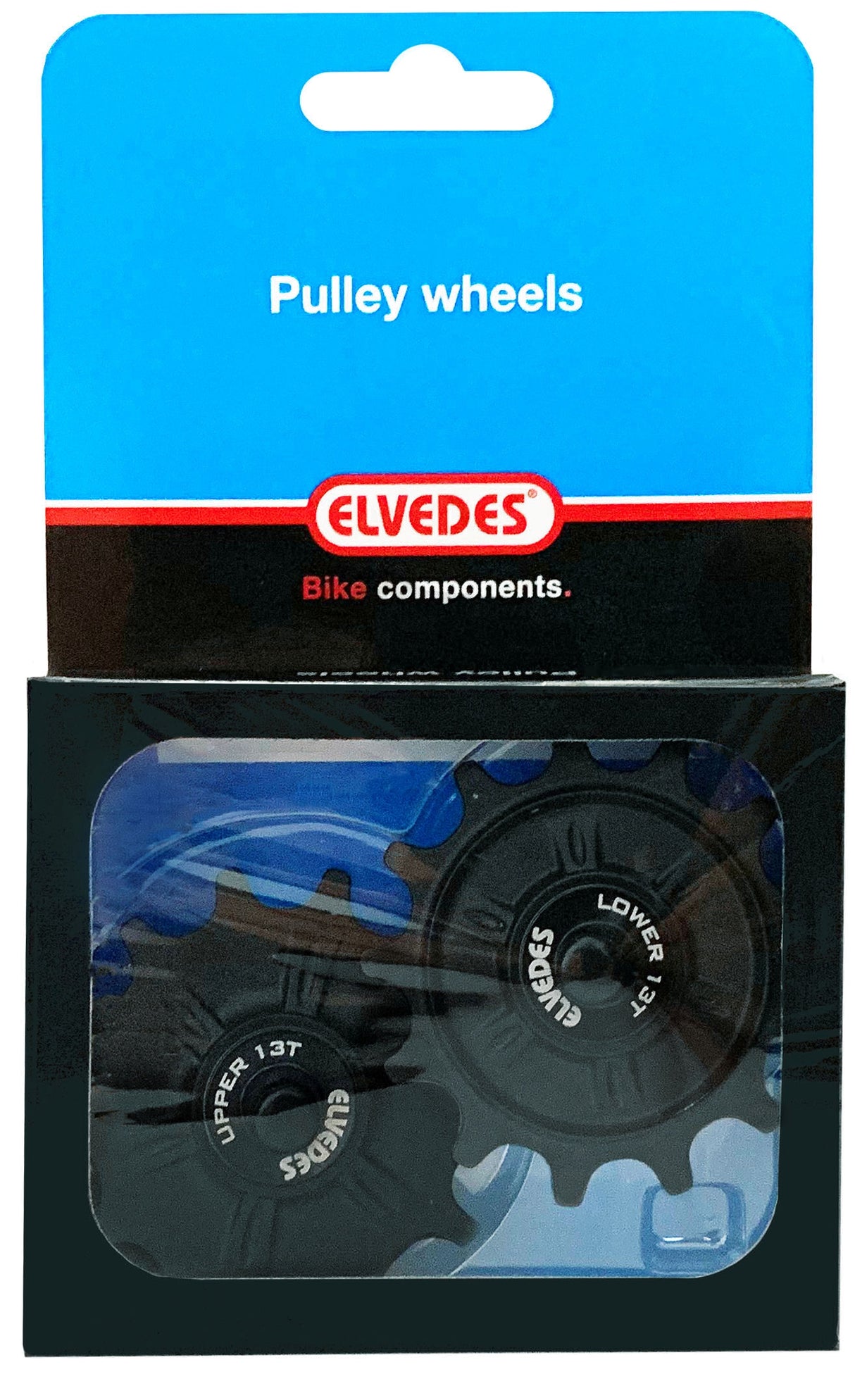 Elvedes Set Derailleur Wheels 2x13t 12V forseglet sort