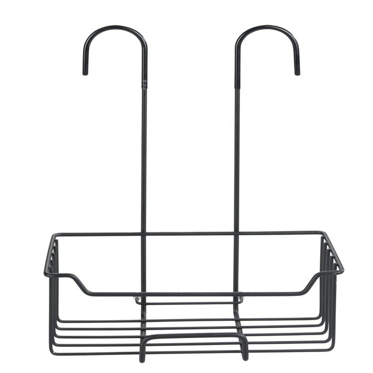 Wenko 1065528 - douchecaddy milo rvs zwart | 1 stuks