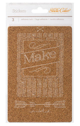 American Crafts • selbstklebender Kork-Fotorahmen Wanderlust
