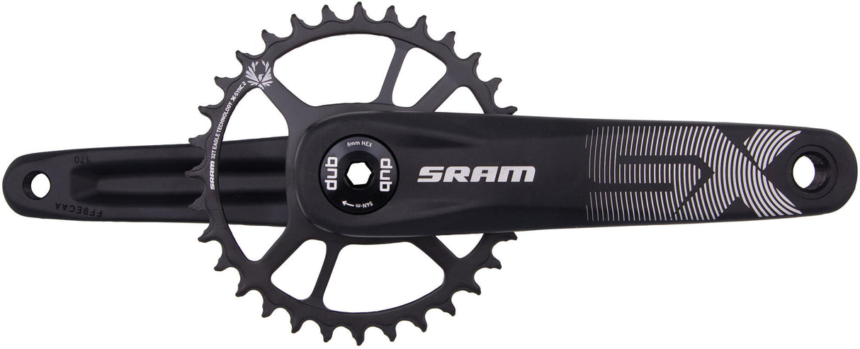 Sram Kurbelgarnitur SX Eagle Kurbelgarnitur Force Axs Dub 32t 170mm