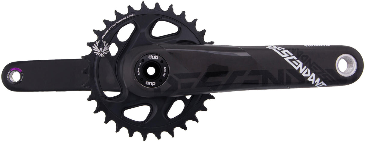 Truvativ Kurbelgarnitur Descent Carbon Eagle Kurbelgarnitur Descent. Carbon Eagle 30t 170mm